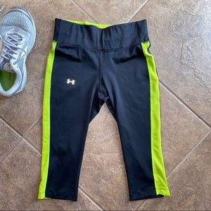 Like New - Under Armour HeatGear Capri Tights